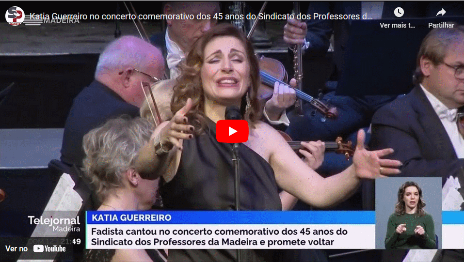 Katia Guerreiro no concerto comemorativo dos 45 anos do SPM