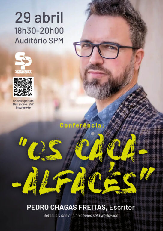 Conferência: “Os caça-alfaces” – Pedro Chagas Freitas