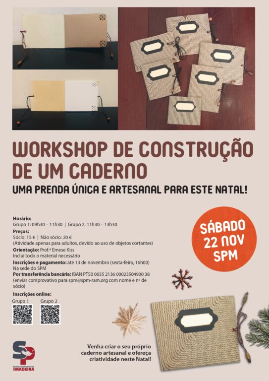 Workshop de construção de um caderno