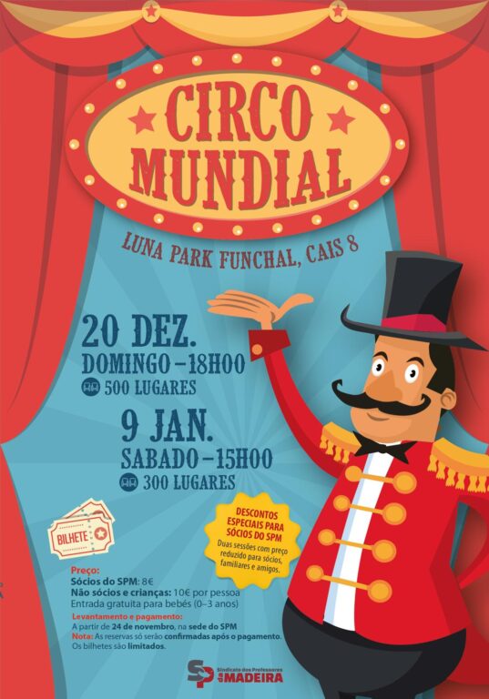 O CIRCO MUNDIAL ESTÁ DE VOLTA!